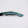 Load image into Gallery viewer, Passion Browband #5 – Blue Zircon Crystal Beads with Silvery Accents