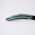 Load image into Gallery viewer, Passion Browband #5 – Blue Zircon Crystal Beads with Silvery Accents