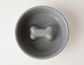 Load image into Gallery viewer, Slow Feeder Dog Bowl Grey - Anti Slip Stainless Steel