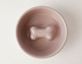 Load image into Gallery viewer, Slow Feeder Dog Bowl Pink by Southlake Paws, featuring an anti-slip stainless steel design with a bone-shaped insert.