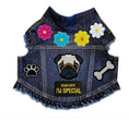 Load image into Gallery viewer, Paws & Petals Spring Denim Jacket for dogs