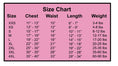 Load image into Gallery viewer, Paws & Petals Spring Denim Jacket size chart
