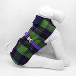 Personalized Bespoke Dog Coat/Raincoat Tartan Mood