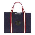 Personalized Denim Dog Travel Mat