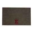 Load image into Gallery viewer, Personalized Faux Leather Dog Placemat Grey/Wine Red
