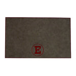Personalized Faux Leather Dog Placemat Grey/Wine Red