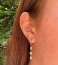 Load image into Gallery viewer, OLIVE & CHAIN Diamond Charm Drop Earring