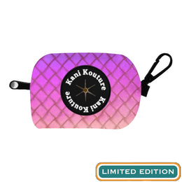 Fuchsia Meadows - Leather Poop Bag Dispenser