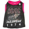 Load image into Gallery viewer, Upcycled Dog Tank - L "ACDC PINK"