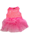 Load image into Gallery viewer, Palm Beach Neon Coral Sequin Tutu