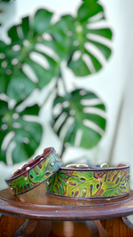 Tropical Monstera Leaf Dog Collar