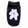 Load image into Gallery viewer, My Fuzzy Bear Bow Knit Dog Sweater