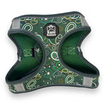 Green Paisley - Step-in Harness