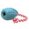 Load image into Gallery viewer, USA-K9 Grenade Shaped Rubber Dog Toy - Chew, Treat Dispenser & Tug Toy | USA