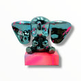 Load image into Gallery viewer, And Iconic Love Elephant Sculpture Blue Chrome Style