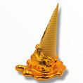 Load image into Gallery viewer, Opps! No.1 Melting Ice Cream Sculpture - Gold Chrome Edition - gold chrome opps no 1 melting ice cream sculpture, luxury…