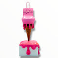 Load image into Gallery viewer, Melty Bag Sculpture - Light & Neon Pink Edition - neon pink light and neon pink neon melty bag sculpture, luxury sculpture…