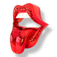 Load image into Gallery viewer, Iconic Kiss - Hot Red Chrome Edition - red chrome hot red hot iconic kiss, luxury sculpture, product image 1