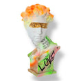 Load image into Gallery viewer, Neon Giuliano de' Medici Bust - Love Graffiti Edition - graffiti love neon giuliano de medici bust, luxury sculpture, product…