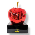 Load image into Gallery viewer, Red Chrome Apple Sculpture - Graffiti Pop Art Apple Decor - pop art graffiti red chrome apple sculpture, luxury decorative…