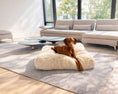 Load image into Gallery viewer, Bowsers Piazza Round Bolster Dog Bed in allumina
