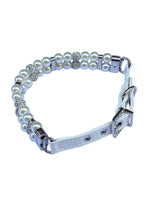 Sparkle & Pearl Dog Collar, Ivory