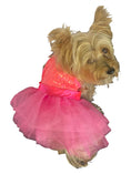 Load image into Gallery viewer, Palm Beach Neon Coral Sequin Tutu
