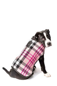 Load image into Gallery viewer, Pink Plaid Blanket Dog Coat