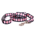 Load image into Gallery viewer, Pink Argyle Dog Leash