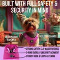 Load image into Gallery viewer, EcoBark Step In Dog Harness - XXXS to Small Breeds- Reflective Soft Mesh Harness for Teacup, Small Dogs and Puppies / Hot Pink