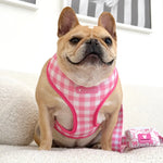 Frenchie Duo Reversible Harness - Pink Bows