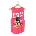 Load image into Gallery viewer, Puppies & Pizza | Puppies Soft Women's Sleeveless Tank