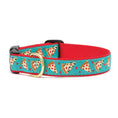 Load image into Gallery viewer, Up Country Pizza Lover Cast Brass Dog Collar