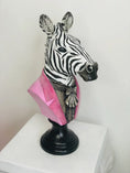 Load image into Gallery viewer, Pop Art Zebra Statue