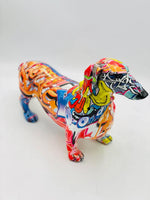 Pop Art Dachshund Dog Sculpture