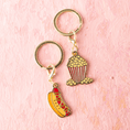 Load image into Gallery viewer, Hotdog & Popcorn Pet Charm Set