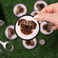 Load image into Gallery viewer, Pug Face Circle Patch