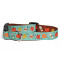 Load image into Gallery viewer, Pumpkin Spice Printed Dog Collar - Mint