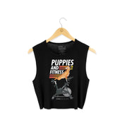 Puppies & Red Frenchie Spin Bike | Crop Top