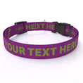 Load image into Gallery viewer, Personalized Solid Colored Side Release Collar