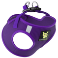 Load image into Gallery viewer, EcoBark Step In Dog Harness - XXXS to Small Breeds- Reflective Soft Mesh Harness for Teacup, Small Dogs and Puppies / Purple