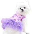 Load image into Gallery viewer, Floral Lace Chiffon Dog Tutu Dress