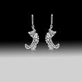 Load image into Gallery viewer, Dangling Cat Earrings- 925 Sterling Silver