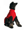 Load image into Gallery viewer, Red Cable Knit Dog Sweater