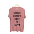 Load image into Gallery viewer, Rescue Puppies Make Me Happy Title | Uni-Sex Crewneck Tee
