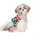Load image into Gallery viewer, Rainbow Snowflake Dog Sweater