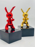 Gold Balloon Rabbit Statue