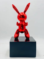 Red Balloon Rabbit Statue