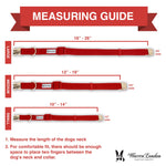 Fabric Dog Collar - Red