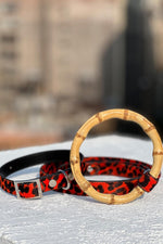 Sasha Leash - Red Leopard